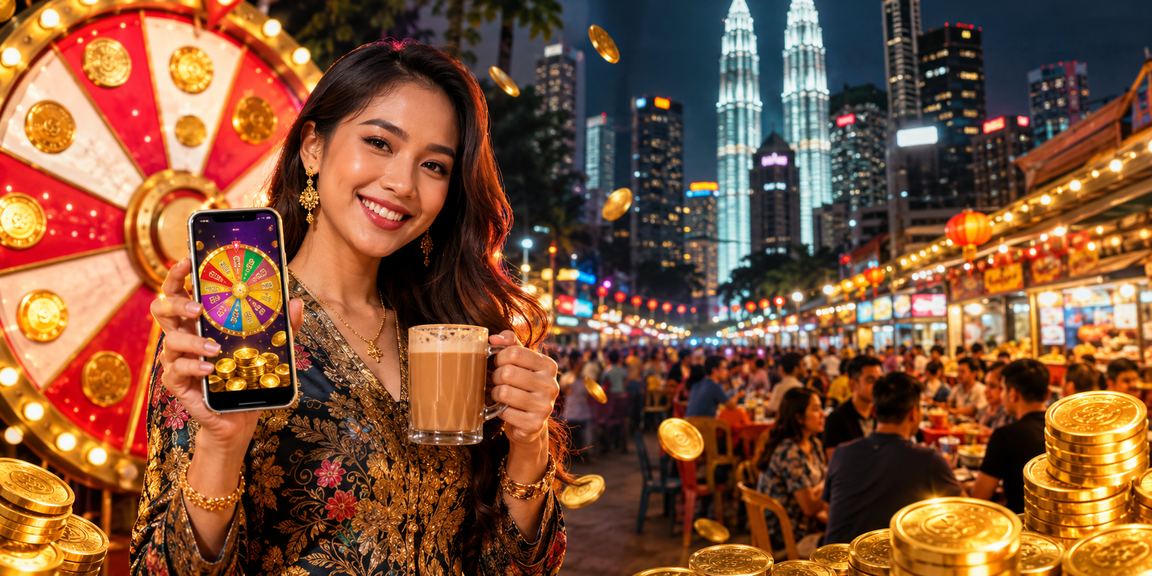 Pengguna Malaysia mengakses platform 3600 dengan selamat melalui peranti mudah alih di Kuala Lumpur